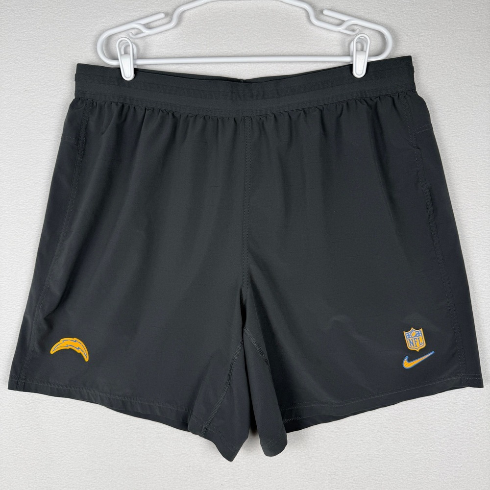 Nike Los Angeles Chargers NFL Dri-FIT Shorts Mens XXL Lightweight FQ9083-060